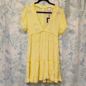 Charlotte Russe Yellow Mini Dress